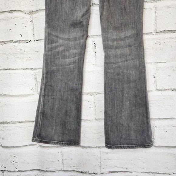 BlankNYC The Vandam Gray Wash Jeans Kick Flare High Rise Womens 24 - Picture 9 of 11